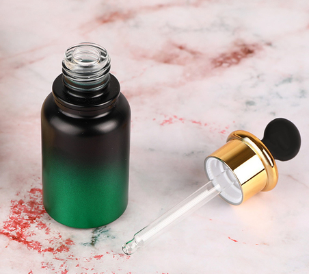 Custom Essential Oil Glass Dropper Bottle 30ml High End Cosmetic Liquid