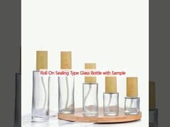 Glasflasche mit Probe