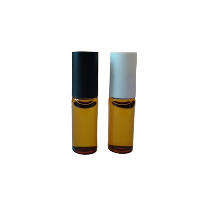 ‌Lightweight 6ml Amber Roller Ball Bottles For Essential Oils Portable Travel Size With Smooth Glide Applicator‌
