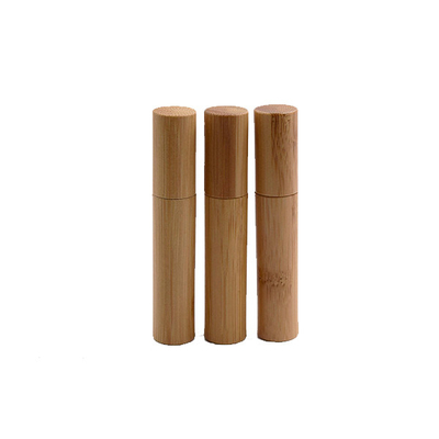 Custom Engraved Bamboo Roller Bottles 10ml Perfume & Essential Oil Roll On Stainless Steel Ball & Engravable Surface