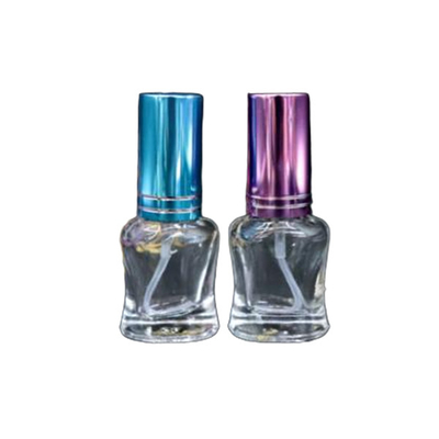 Aluminium Cap Antique Clear Glass Perfume Bottles 100ml With Atomizer