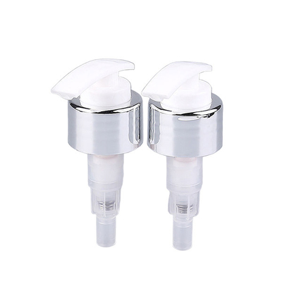 Silver White Luxury 24/410 24/415 28/410 Liquid Soap Plastic Aluminum Cream Lotion Pump For Bottles