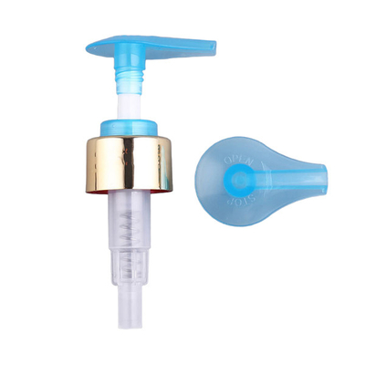 Gold silver Luxury 24/410 Long nozzle plastic aluminum cream lotion pump