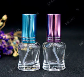 Aluminium Cap Antique Clear Glass Perfume Bottles 100ml With Atomizer