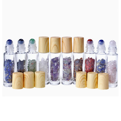 Frosted Roller Bottles Wholesale 10ml Amethyst Roller Bottle Volume Custom Surface Printing