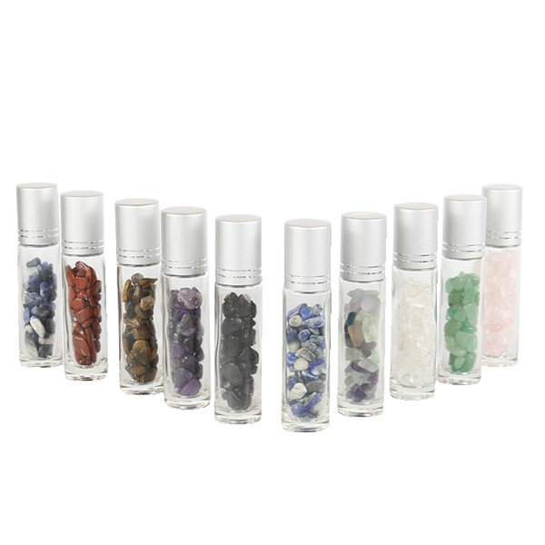 Replaceable Gemstone Steel Ball Head Leak-Proof Roller Ball Buy Empty Roll On Bottles Travel Portable Essential Oil Container