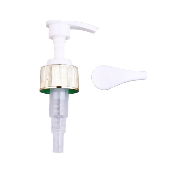 Bathroom Liquid Soap Dispenser Pump 24mm 28mm 33mm 38mm Yellow Gold Lotion Pump