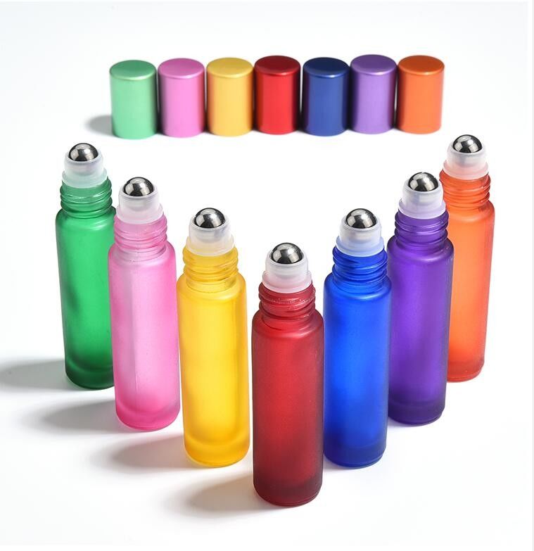 1ml 2ml 3ml 5ml 10ml Small Refillable Roll On Bottles Green Pink Yellow Red Blue Purple Orange Black Roller Bottles‌